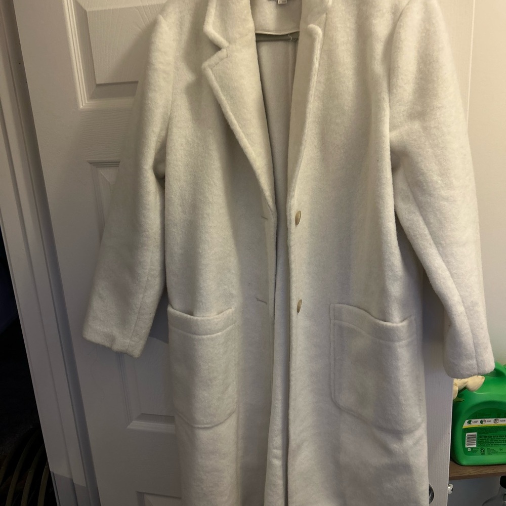 LOFT Cream Teddy Jacket